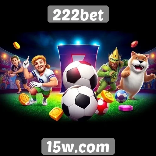 Diversidade de jogos disponíveis na plataforma 222bet