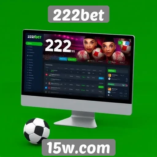 Análise da interface do usuário do site 222bet